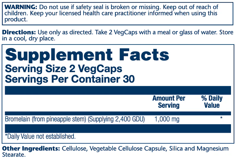 Bromelain 1000mg - Image 2
