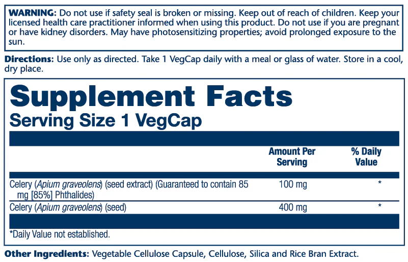 Celery Seed Extract 100mg - Image 2