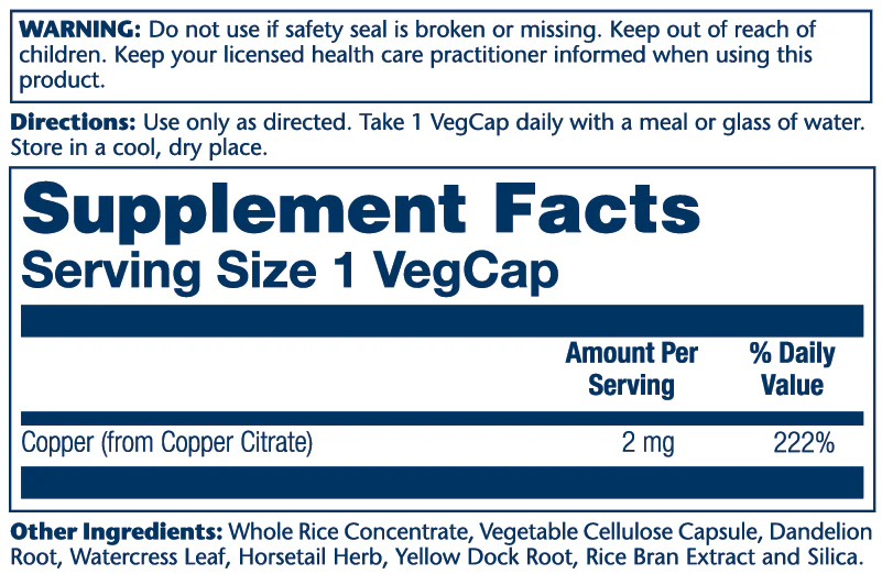 Copper Citrate 2mg - Image 2