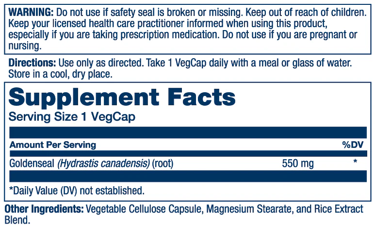 Goldenseal Root 550mg - Image 2