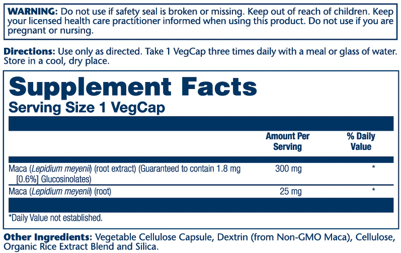 Maca Root Extract 300 mg - Image 2