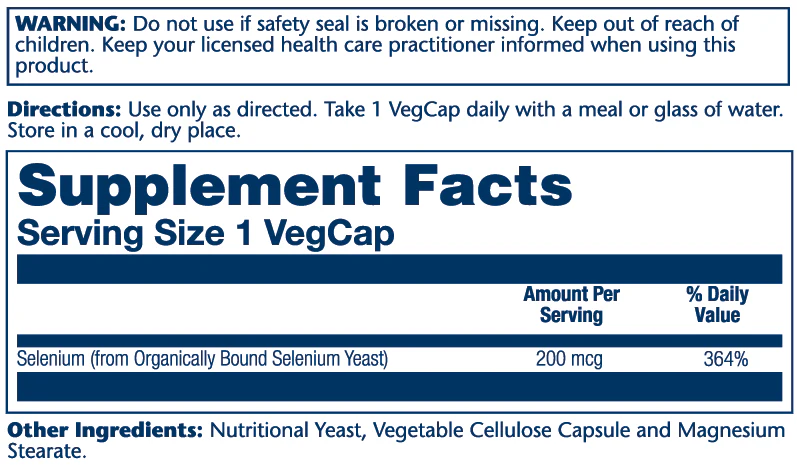 Selenium 200mcg - Image 2