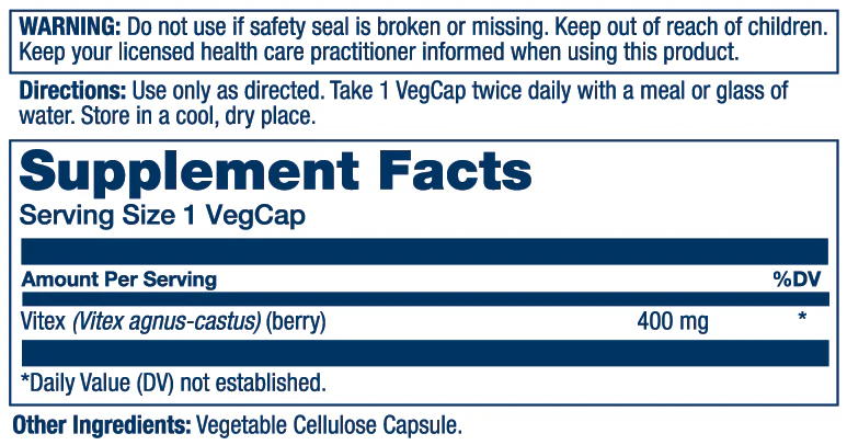 Vitex Berry 400mg - Image 2